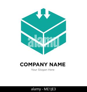 Lieferung Verpackung Company Logo Design Template, Business corporate Vektor icon Stock Vektor