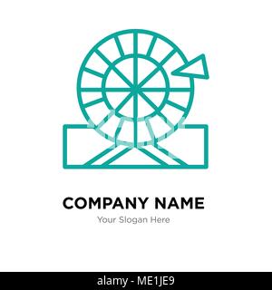 Rad Company Logo Design Template, Business corporate Vektor icon Stock Vektor