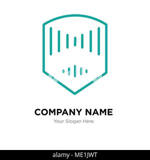 Maske Company Logo Design Template, Business corporate Vektor icon Stock Vektor