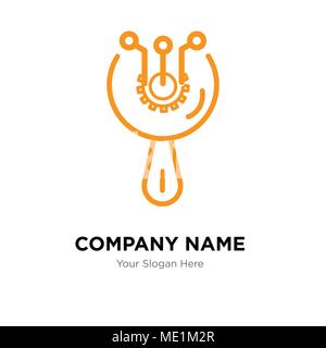 Unternehmen Zugang Logo Design Template, Business corporate Vektor icon Stock Vektor