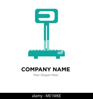 Logistik Waage Company Logo Design Template, Business corporate Vektor icon Stock Vektor