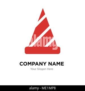 Traffic safety equipment Company Logo Design Template, Business corporate Vektor icon Stock Vektor