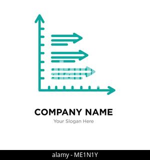 Bars Company Logo Design Template, Business corporate Vektor icon Stock Vektor