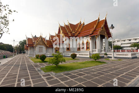 Wat Benchamabophit, der Marmor-tempel, Bangkok, Thailand Stockfoto