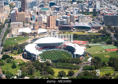 Luftaufnahme der Stadt Adelaide in Australien Stockfoto