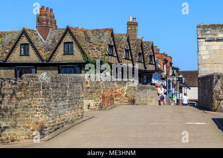 Kapelle St. Ledger (Kapelle auf der Brücke), die Alte riverport, St Ives Stadtmitte auf dem großen Fluss Ouse, Cambridgeshire, England, UK, GB Stockfoto