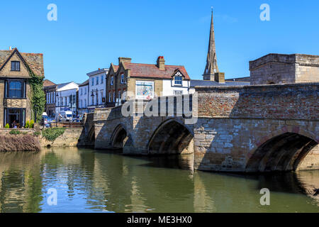 Kapelle St. Ledger (Kapelle auf der Brücke), die Alte riverport, St Ives Stadtmitte auf dem großen Fluss Ouse, Cambridgeshire, England, UK, GB Stockfoto