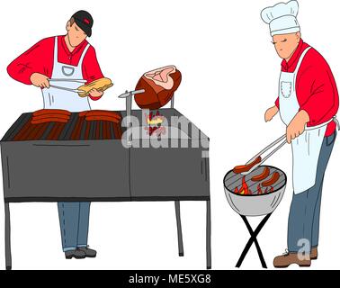 Hand gezeichnet Vektor einrichten Zimmerpflanzen Stock Vektor