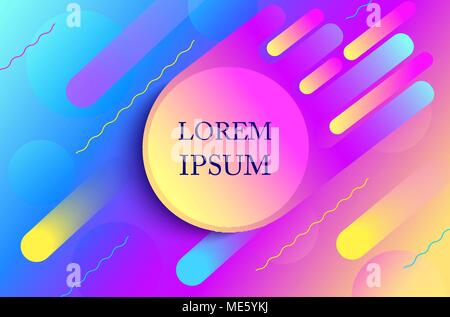 Buntes Plakat design Stock Vektor