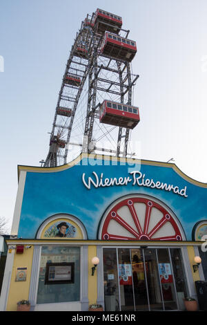 Wiener Riesenrad im Prater. Österreich Stockfoto