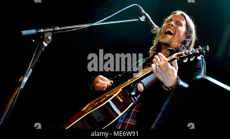 Myles Kennedy Acoustic gig, Jahr des Tigers Tour an der Islington Assembly Hall, London. 23. März 2018 Stockfoto