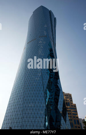 Die Al Bidda Tower Gebäude im Finanzzentrum von Doha, der Hauptstadt von Katar am Arabischen Golf Land Stockfoto