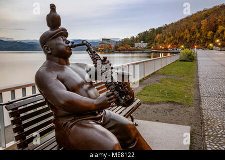 Sax am Morgen Stockfoto