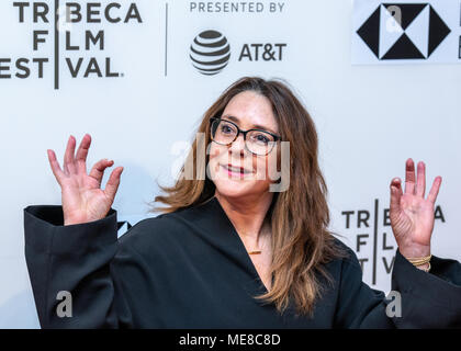 New York, USA, 21. April 2018. Dana Delany besucht die Premiere von "Die Möwe" im Tribeca Film Festival 2018 in New York City. Foto von Enrique Ufer Stockfoto