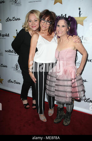 Los Angeles, Ca, USA. 21 Apr, 2018. Nicole Sullivan, Mindy Sterling, Shawn Simmons, an CATstravaganza Mit Hamilton's Katzen bei Montalban Theatre in Los Angeles, Kalifornien am 21. April 2018. Credit: Faye Sadou/Medien Punch/Alamy leben Nachrichten Stockfoto