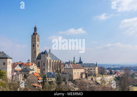 Kostnice Sedlec, St Barbara's Kathedrale, Barbara Straße, Kutna Hora, Tschechische Republik Stockfoto