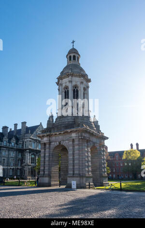 Das Campanile - Trinity College in Dublin - Irland Stockfoto