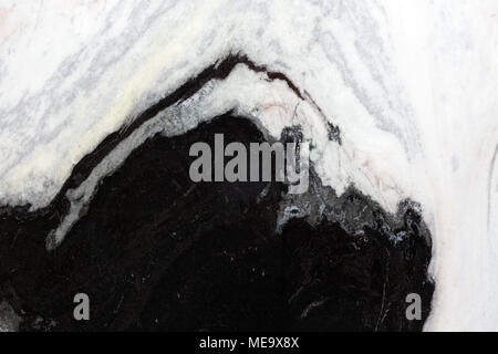 Abstrakte Muster. Schwarz und Weiß, aus der Nähe. Stockfoto