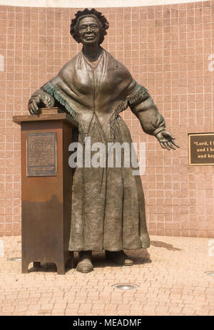 Fremdling Wahrheit Statue in Battle Creek Michigan Stockfoto