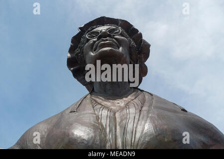 Fremdling Wahrheit Statue in Battle Creek Michigan Stockfoto