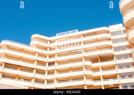 Marina Mar Hotel, Vilamoura, Algarve, Portugal. Stockfoto