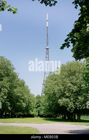 Sendestation von Crystal Palace Park genommen Stockfoto