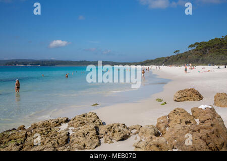 Hyams Beach in Jervis Bay National Park, New South Wales, Australien Stockfoto