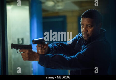 RELEASE Datum: Juli 20, 2018 TITEL: Equalizer 2 Studio: Columbia Pictures Regie: Antoine Fuqua PLOT: Robert McCall serviert eine unerschütterliche Gerechtigkeit für die Ausgebeuteten und Unterdrückten, aber wie weit wird er gehen, wenn das jemand, den er liebt?. In den Hauptrollen: Denzel Washington als Robert McCall. (Bild: © Columbia Pictures/Entertainment Bilder) Stockfoto