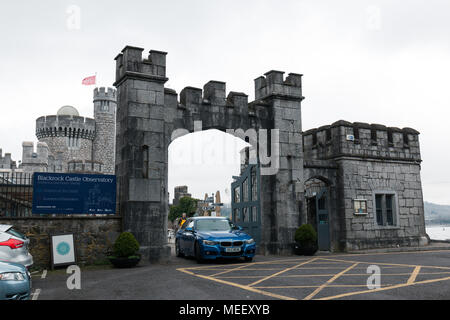 Blackrock Castle, eine gerippte Anreicherung an Blackrock, ca. 2 km vom Zentrum von Cork City, am Ufer des River Lee in Irland Stockfoto