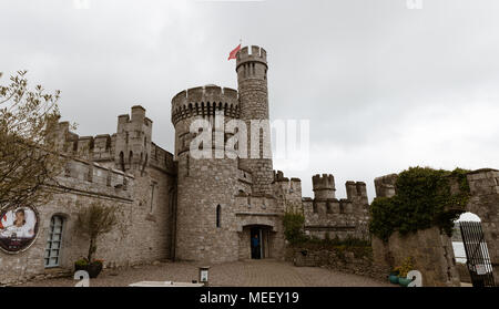 Blackrock Castle, eine gerippte Anreicherung an Blackrock, ca. 2 km vom Zentrum von Cork City, am Ufer des River Lee in Irland Stockfoto