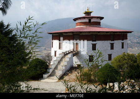 National Museum im historischen Wachtturm, Paro, Bhutan Stockfoto