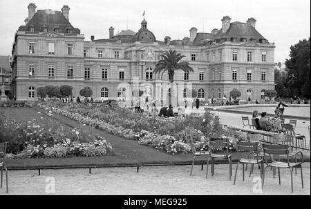 Die luxemburgische Palace in Paris, der Heimat des französischen Senats. Stockfoto