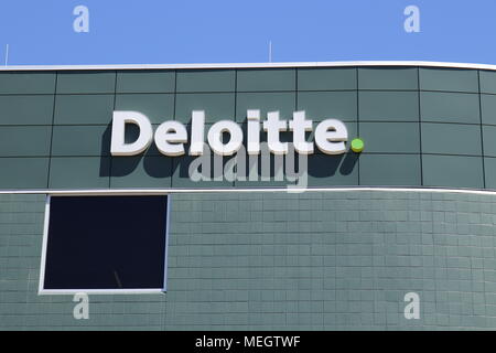 Dayton - ca. April 2018: Lokale Deloitte Tax und Advisory Office. Deloitte ist eine multinationale Professional Services Network II. Stockfoto