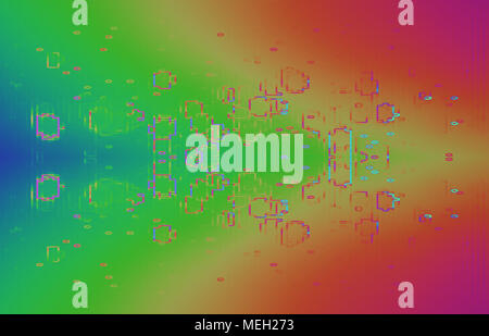 Test Bildschirm Glitch Textur Stockfoto