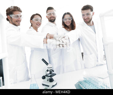 Creative Team junger Wissenschaftler. Stockfoto