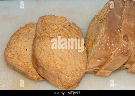 Slice seitan Stockfoto