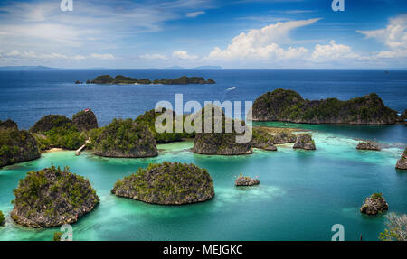 Pianemo Inseln im Raja Ampat Archipel (Indonesien) Stockfoto