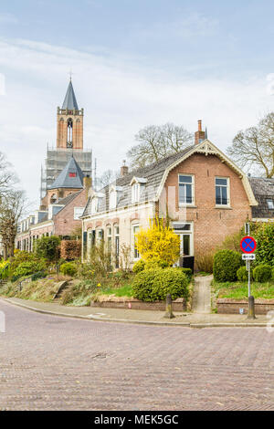 Streetview traditionelle niederländische Dorf Stockfoto