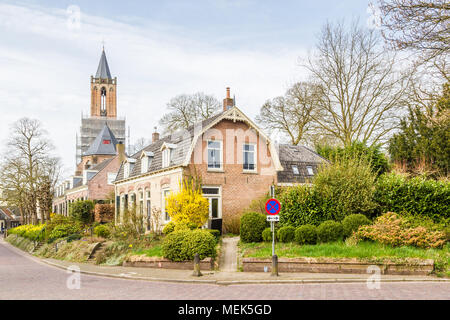 Streetview traditionelle niederländische Dorf Stockfoto