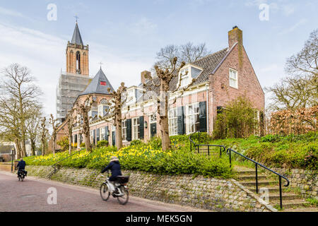 Streetview traditionelle niederländische Dorf Stockfoto