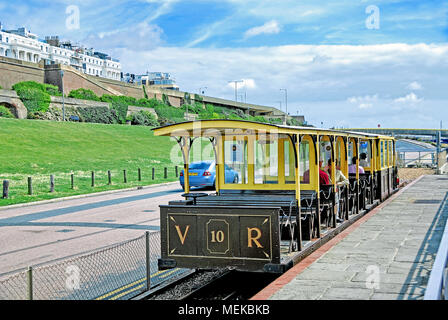 Volks elektrische Eisenbahn in Brighton Stockfoto