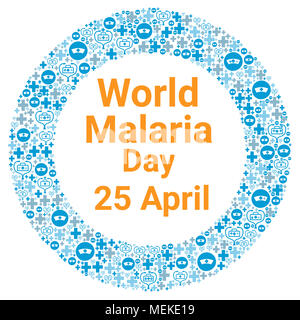 World Malaria day Abbildung Stockfoto