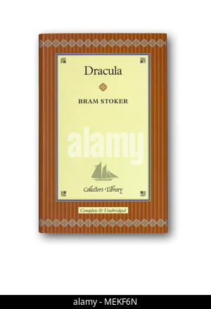 Dracula Hardcover Buch Stockfoto