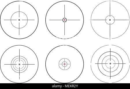 Sniper scope. Vector Illustration Stock Vektor