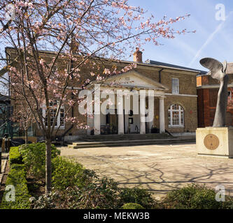 LONDON, Großbritannien - 05. APRIL 2018: Außenansicht des Dial Arch Square Stockfoto