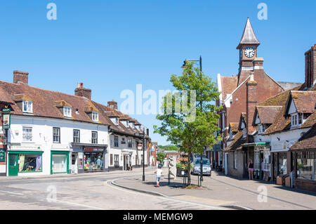 High Street, Fordingbridge, Hampshire, England, Vereinigtes Königreich Stockfoto