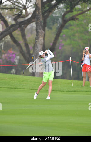 Ashleigh Buhai von Südafrika im Honda LPGA Thailand 2018 im Siam Country Club, Old Course am 24. Februar 2018 in Pattaya, Chonburi, Thailand. Stockfoto