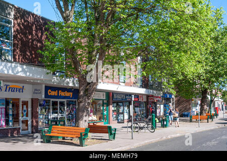 Station Road, New Milton, Hampshire, England, Vereinigtes Königreich Stockfoto