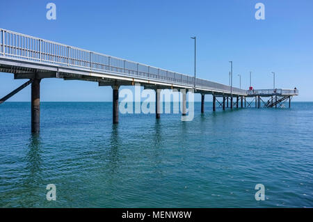 Nightcliff Jetty in einem Vorort von Darwin, Northern Territory, Australien. Stockfoto