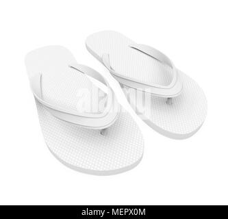 Flip-flops Sandale isoliert Stockfoto